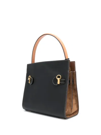 Tory Burch Contrasting Stitching And Gold Details, Single Handle And Adjustable And Removable Should