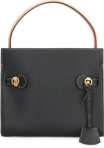 Tory Burch Contrasting Stitching And Gold Details, Single Handle And Adjustable And Removable Should