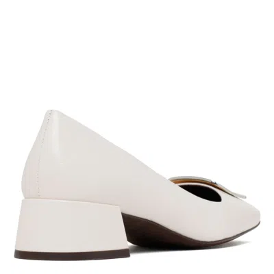 Tory Burch Light Cream Leather With Heel In White