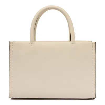 Tory Burch Warm White Polyurethane Bags In White