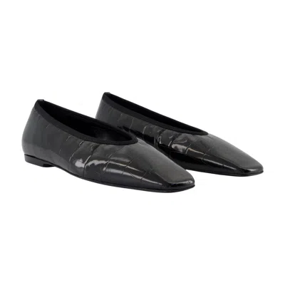 Totême Toteme Minimalist Ballerinas In Black