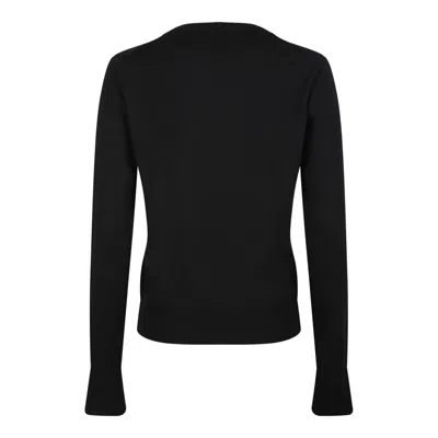 Vivienne Westwood Black Virgin Wool Sweaters In Black
