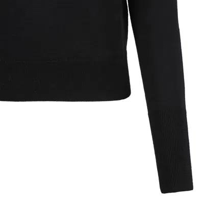 Vivienne Westwood Black Virgin Wool Sweaters In Black