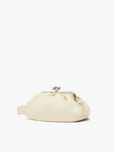 Weekend Max Mara Small Milvanew Pleated Ball-embellished Clush Bag