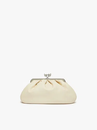 Weekend Max Mara Small Milvanew Pleated Ball-embellished Clush Bag