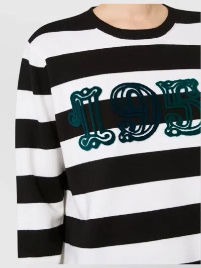 Max Mara Viterbo Wool Crewneck Sweater In Multi