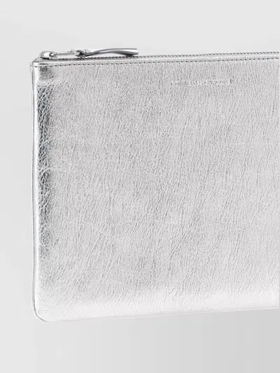 Comme Des Garçons Gold Line Sa5100g Rectangular Wallet In White