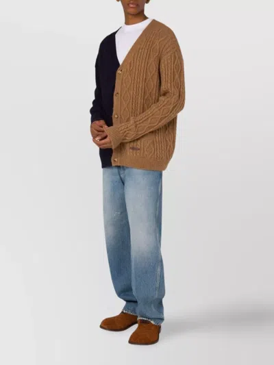 Moschino Couture Bicolor Caridigan In Multi