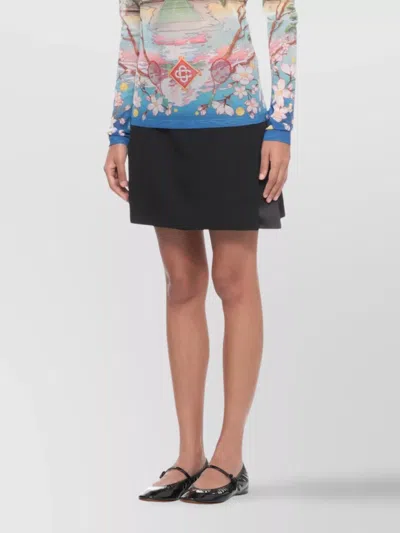 Casablanca "tennis Club" Mesh Top In Multi