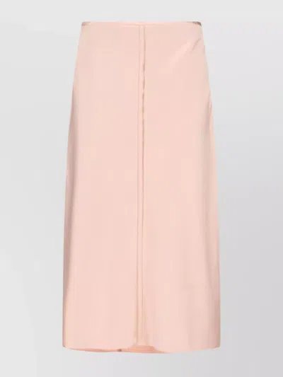 Ami Alexandre Mattiussi Midi And Knee Length Skirt Design In Pink