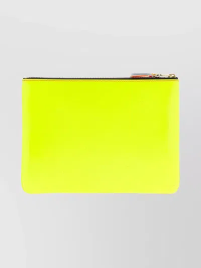 Comme Des Garçons Super Fluo Leather Line Wallet Accessories In Pink