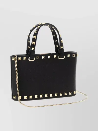 Valentino Rockstud Mini Tote Bag With Chain Strap