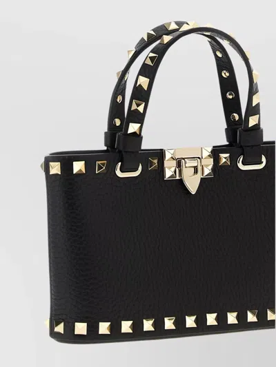 Valentino Rockstud Mini Tote Bag With Chain Strap