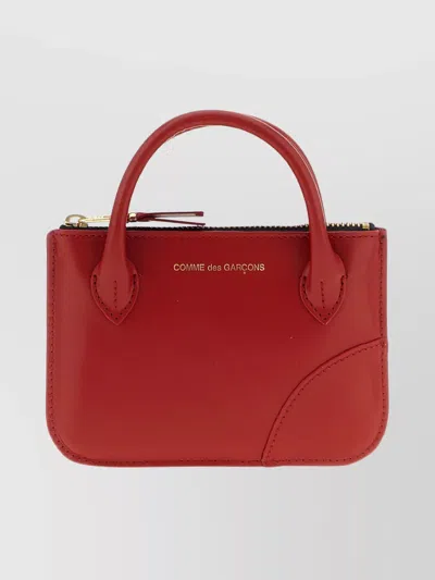 Comme Des Garçons Top Handle Purse Model Sa8100ha In Red