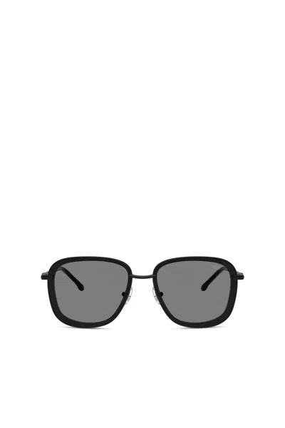 Diesel Square Sunglasses In Black