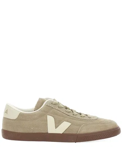 Veja Paneka Suede Sneakers Taupe Pierre Bark In Nude