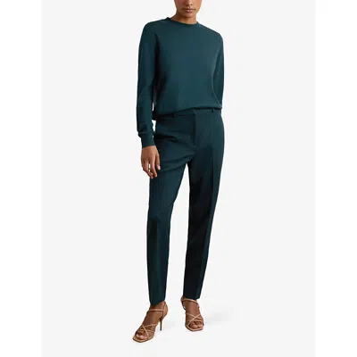 Reiss Petites Jade Slim Leg Pants In Blue
