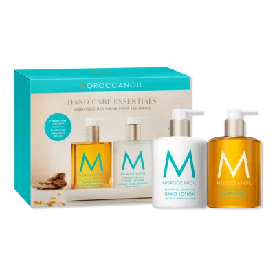 Moroccanoil Hand Care Essentials Set In Transparent