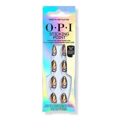 Opi Sticking Point Press On Nails - Make My Art Flutter