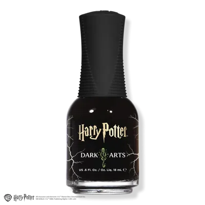 Orly Dark Arts Matte Black Crackle Topper In Brown