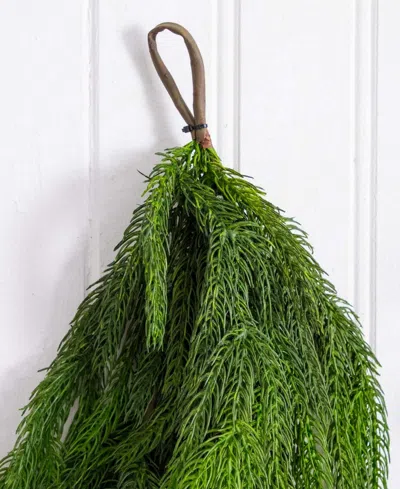Nearly Natural 10ft. Artificial Real Touch Norfolk Island Pine Garland In Green