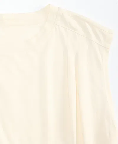 Inc International Concepts Women's Side-tie T-shirt, Exclusively At Macy's In White