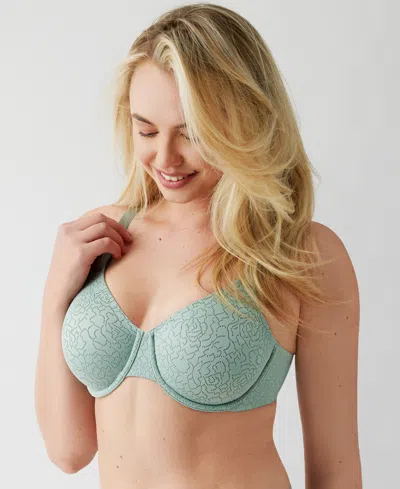 Wacoal Inside Job Underwire Bra In Green