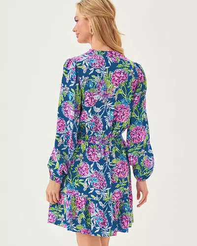 Lilly Pulitzer Axton Dress In Multi Dahlia Licious In Multi