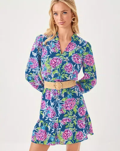 Lilly Pulitzer Axton Dress In Multi Dahlia Licious In Multi