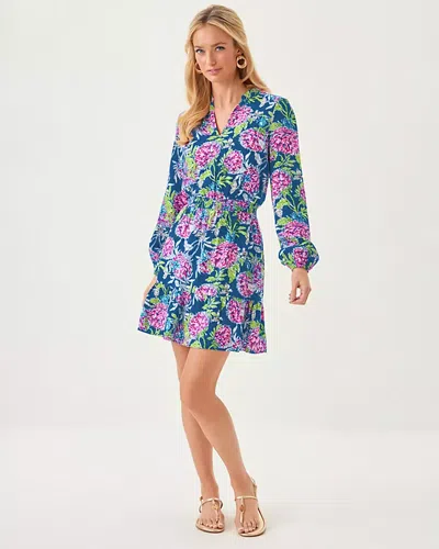 Lilly Pulitzer Axton Dress In Multi Dahlia Licious In Multi