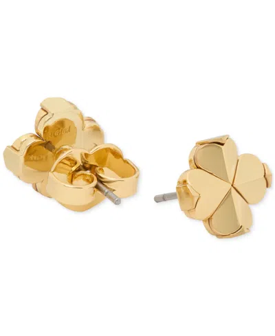 Kate Spade New York Spade Flower Stud Earrings In Gold