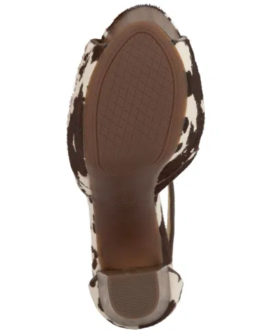 Jessica Simpson Women's Dany Platform Block-heel Sandals In Brown