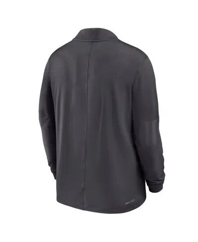 Nike Men's Anthracite Team Usa Dri-fit Half-zip Pullover Sweatshirt In Multi