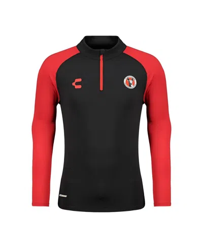 Charly Men's Black Club Tijuana 2024/25 Quarter-zip Pullover Sweatshirt In Blue