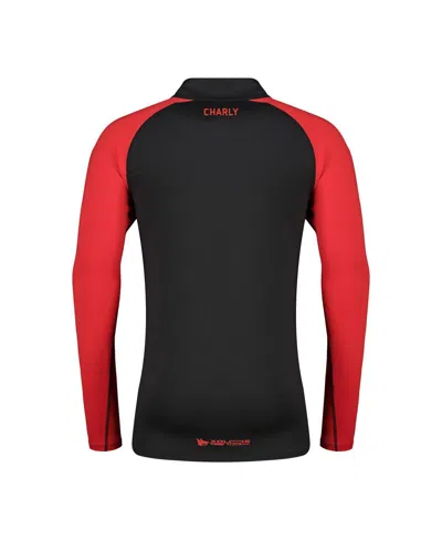 Charly Men's Black Club Tijuana 2024/25 Quarter-zip Pullover Sweatshirt In Blue