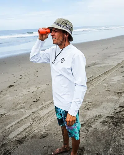 Volcom Men's Wavvyyy Surf Long Sleeve Rashguard In White