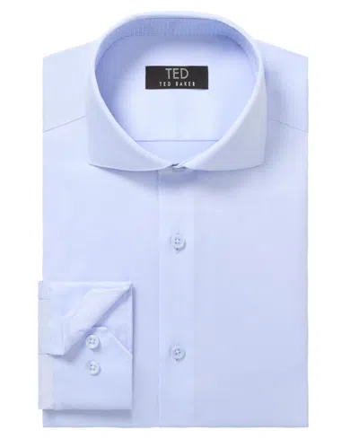 Ted Baker Men's Premium Non-iron Slim Fit Shirt In Blue