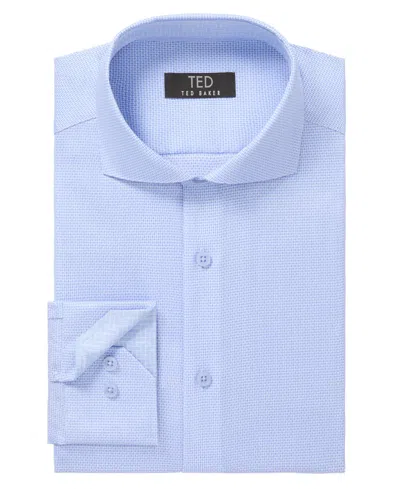 Ted Baker Men's Premium Non-iron Slim Fit Shirt In Blue