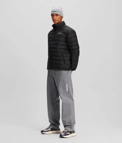 Karl Lagerfeld Lightweight Quilted Jacket In Black