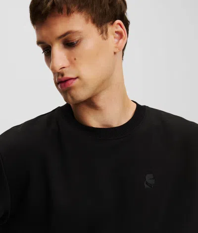 Karl Lagerfeld Kameo Sweatshirt In Black