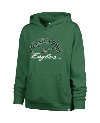 47 Brand Women's Kelly Green Philadelphia Eagles Plus Size Whirlwind Naomi Hoodie In Green