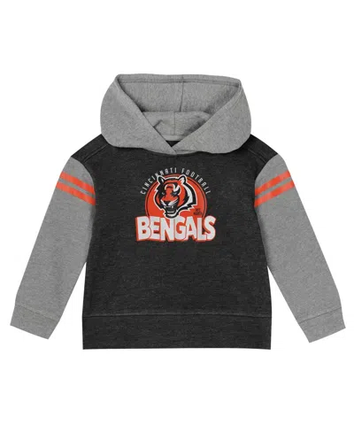 Outerstuff Toddler 2-piece Cincinnati Bengals Club House Long Sleeve Hoodie Top And Leggings Set In Black