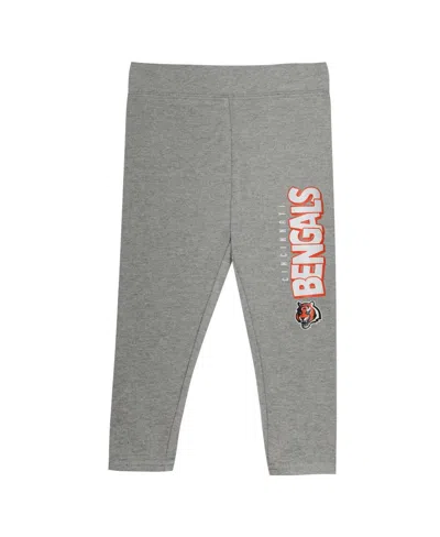 Outerstuff Toddler 2-piece Cincinnati Bengals Club House Long Sleeve Hoodie Top And Leggings Set In Black