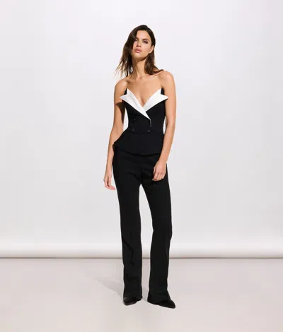 Karl Lagerfeld Kl Studio Jumpsuit In Black