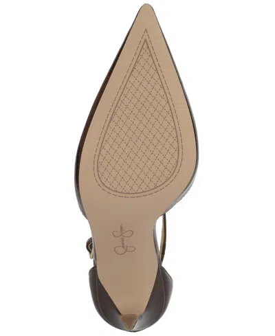 Jessica Simpson Women's Willna T-strap Pointed-toe Pumps In Brown