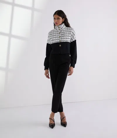 Karl Lagerfeld Bouclé Sweat Jacket