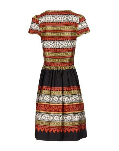 Shop Temperley London Short Dress In Orange