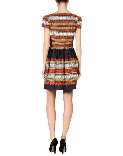 Shop Temperley London Short Dress In Orange