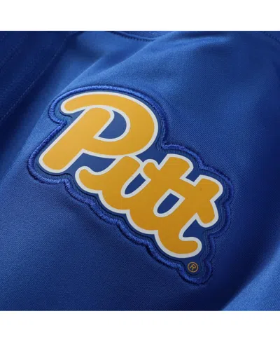 Nike Men's Royal Pitt Panthers Dri-fit Half-zip Pullover Sweatshirt In Blue