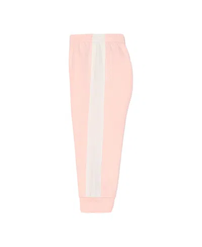 Calvin Klein Baby Girls 2-piece Color Block Hoodie And Joggers Set In Pink